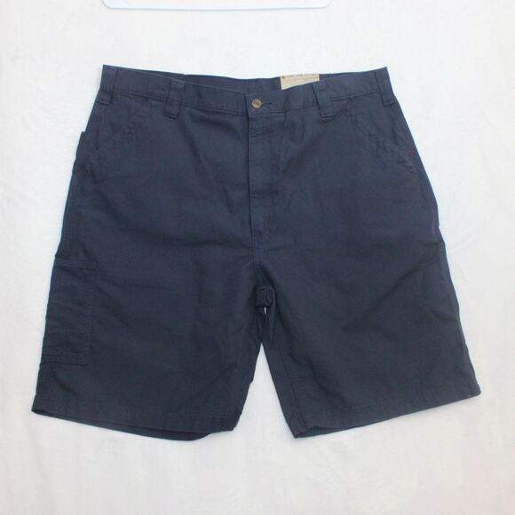 Carhartt Men’s Loose Fit Work Shorts Navy Utility Pockets 42x10 NWT - Picture 1 of 9